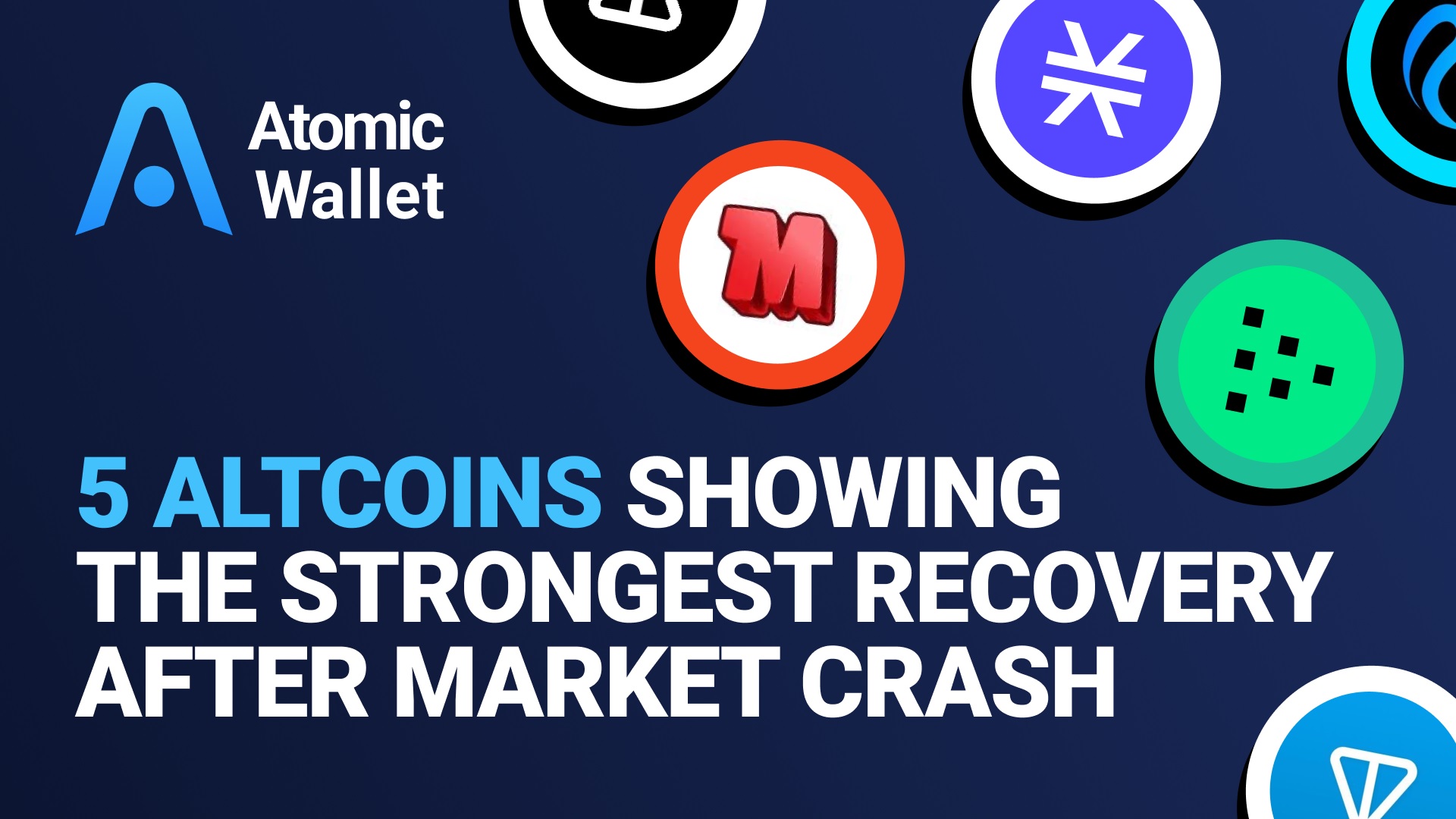 5 Altcoins Showing the Strongest Recovery After Market Crash