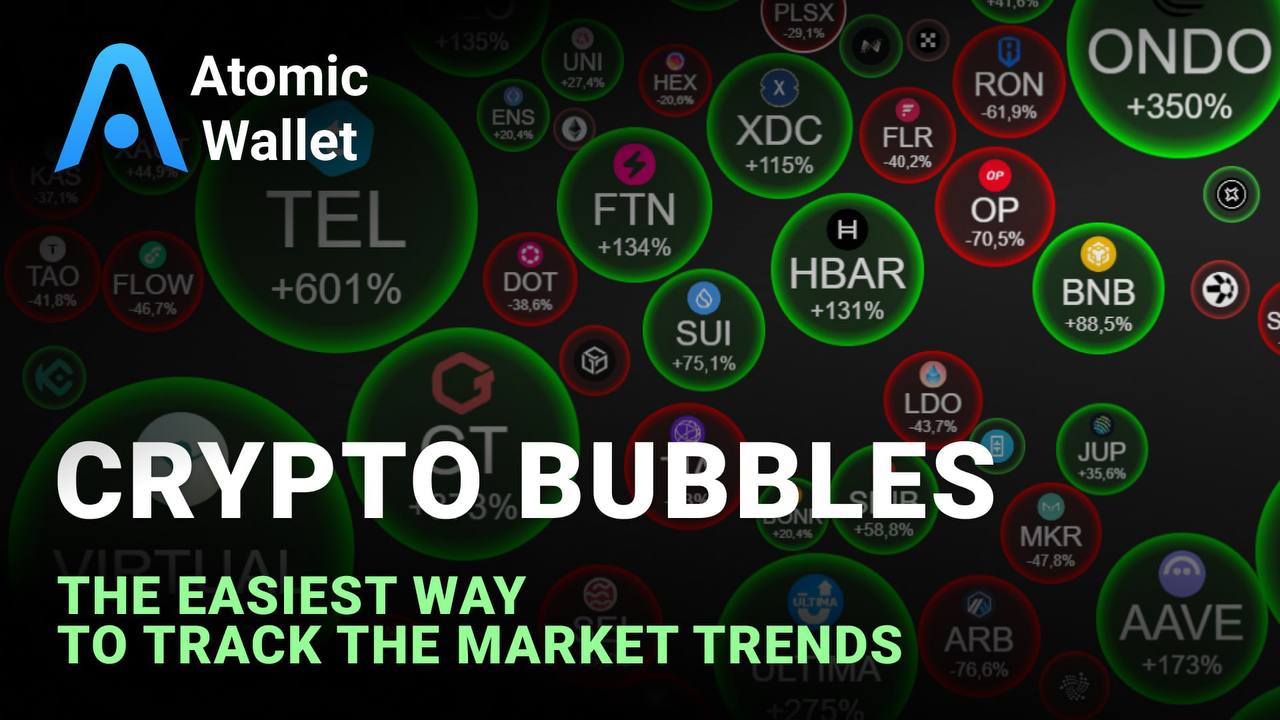 Crypto Bubbles: The Easiest Way to Track the Market Trends